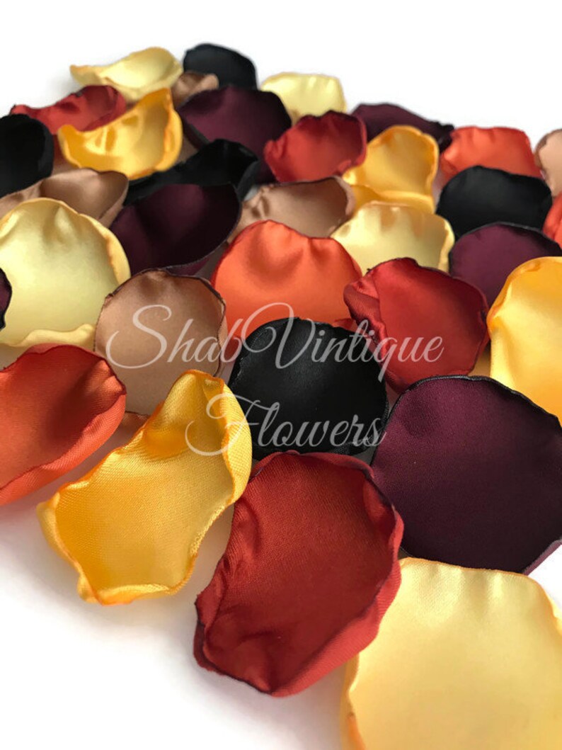 Fall Sunflower Wedding Decor Flower Petals rose petals flower girl petals baby shower and bridal shower decor