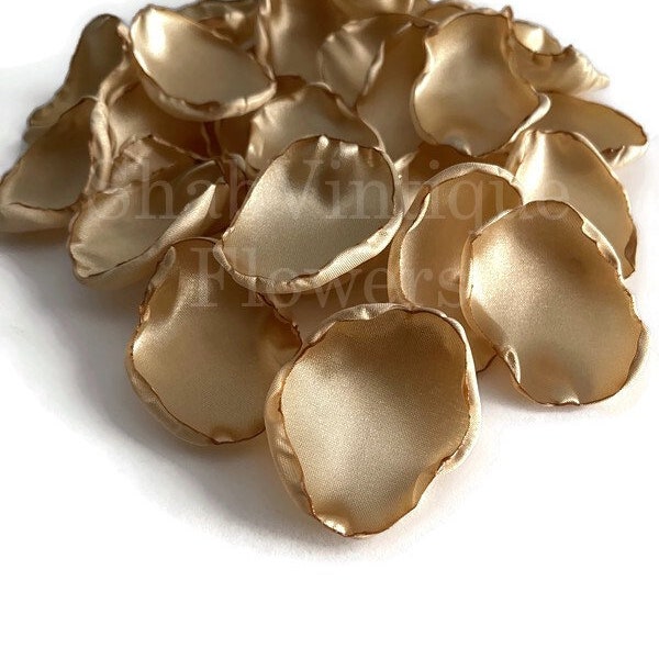 Gold flower petals, Flower Girl Petals, Wedding Aisle Decor, Flower Boy Petals