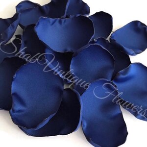Dark Royal Blue flower petals, flower girl petals, birthday party, wedding aisle decor