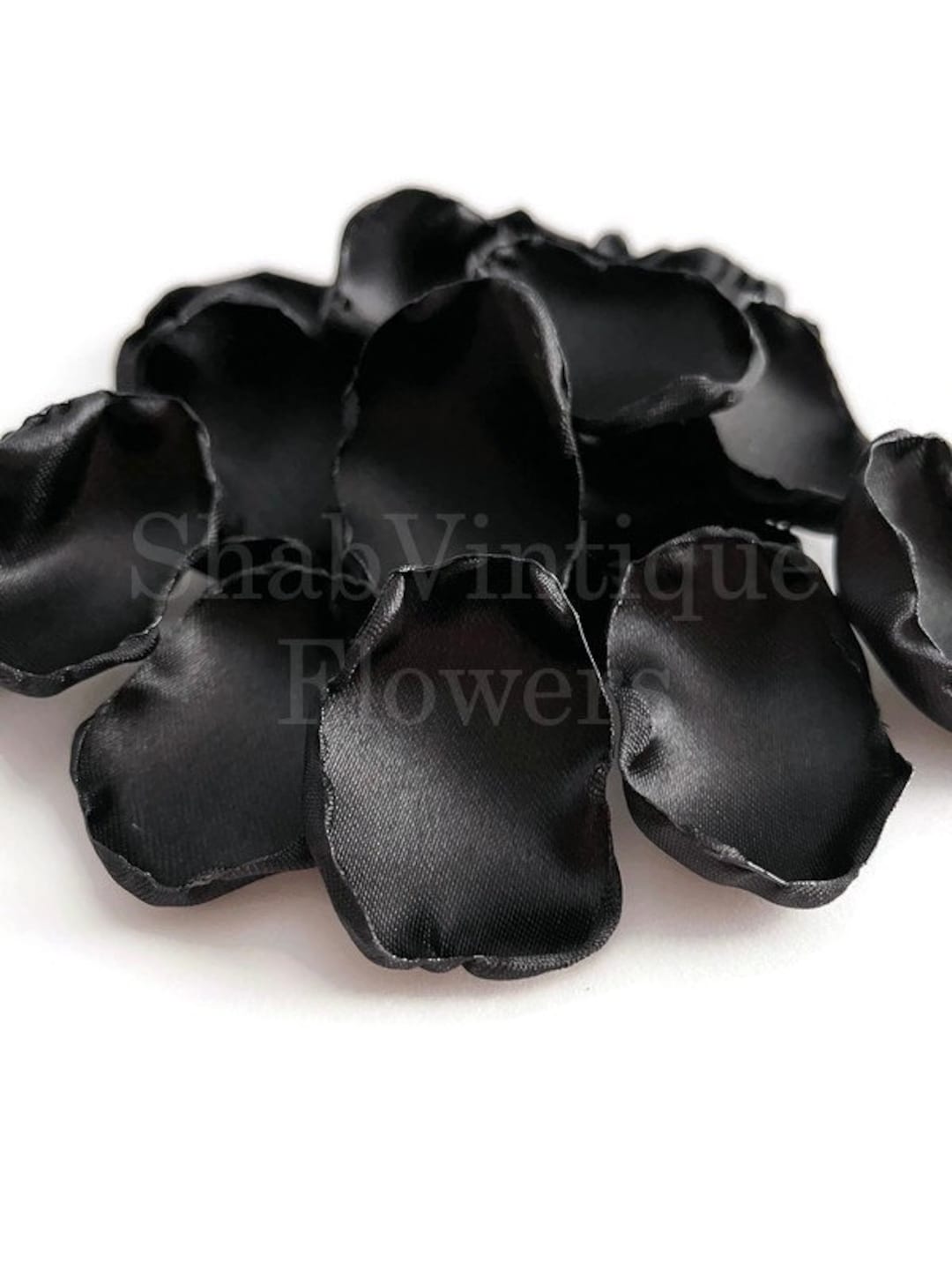 Black Flower Petals, Black Rose Petals, Table Decor, Flower Girl Petals