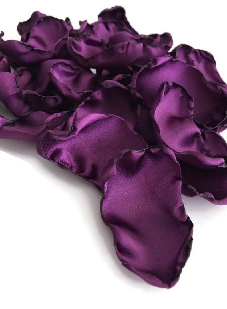 Plum Purple Rose Petals Plum Flower Petals Table Decoration Etsy