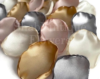 Blush, silver, ivory, gold flower petals, Boho Wedding Decor, Wedding Aisle Decor, Birthday Party Decor