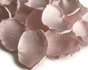 Pale blush pink mix of 2000 flower petals, flower girl petals, wedding aisle decor, winter wedding decor