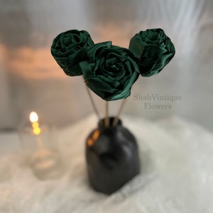 Emerald flower 12 inch stems, Wedding Flower centerpiece, reception table decorations, Wedding Arch Flowers image 6
