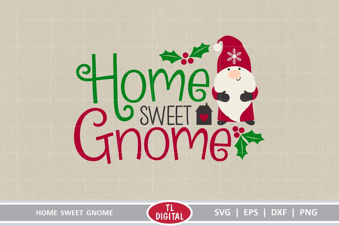 Free Free 253 Home Sweet Gnome Svg SVG PNG EPS DXF File