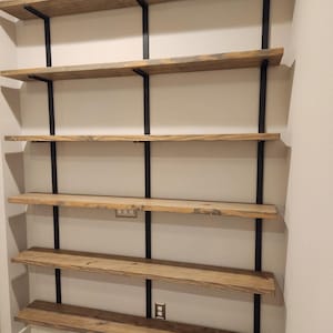 CUSTOM Real Wood Boards - For DIY Projects: Desk/Table - Farmhouse Slab Shelving 14.5” 18.5” 22.5” Depths x 1.5” Finished Board