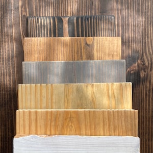 Solid Wood 60” Long Finished Board (MORE SIZES AVAILABLE)  60&quot; Long x 7.25”-9”-11” Depths x 1.5” Thick -Stained Farmhouse Shelf Custom Plank