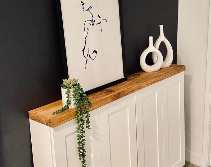 Made-To-Order CUSTOM Wood Boards For DIY Desk/Table - Farmhouse Slab Shelving 7”-9”-11” Depths x 1.5” Finished Build Plank Board