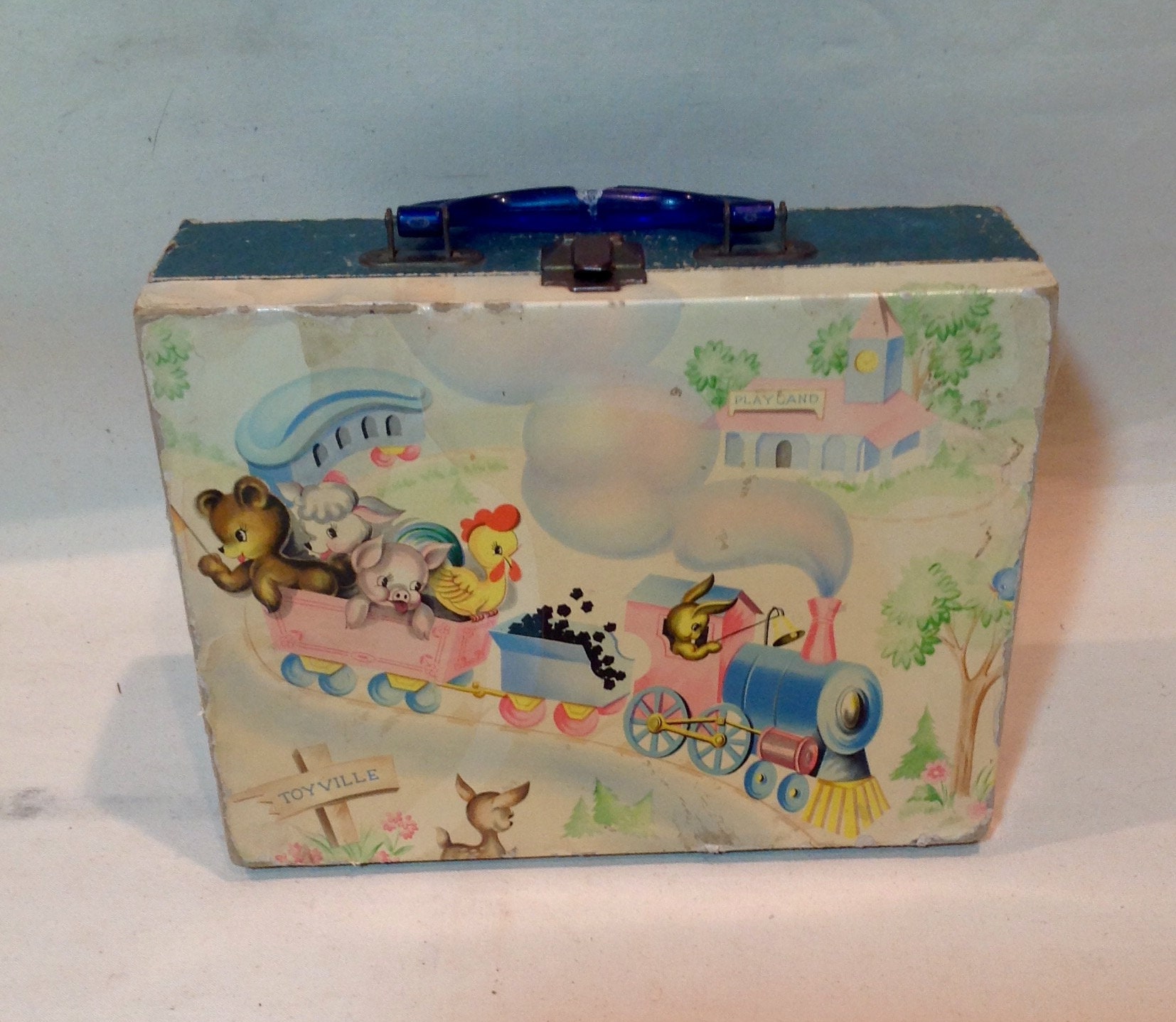 vintage childs suitcase