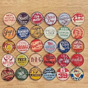 SODA POP Yesteryears Refrigerator Magnet | File Cabinet Magnet | Housewarming Gift | Party Favor | Stocking Stuffer | Soda | Pop | Cola