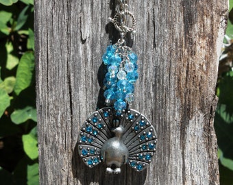 Peacock Car Charm | Rearview Mirror Charm | Peacock | Car Accessory | Car Charm | Peacock Gifts | Gifts for Car | Graduation