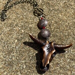STEERing Car Charm | Cow Skull Car Charm | Ox | Cattle | Western Car Charm | Cowboy | Cowgirl | Car Accessory | Truck Mirror Charm | Steer
