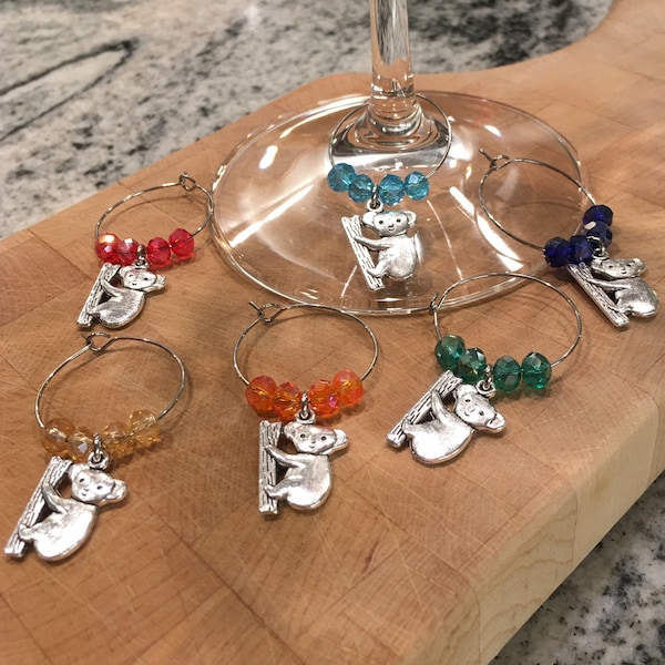Wine Glass Charms Etsy