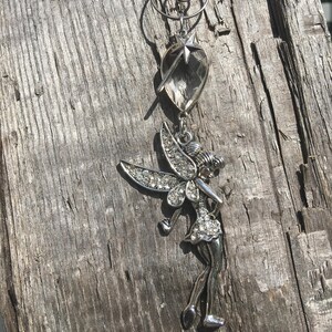 FAIRY ORNAMENTO de Navidad / Adorno de Navidad de Hada de Cristal / Ornamento de Navidad de Hada de Plata