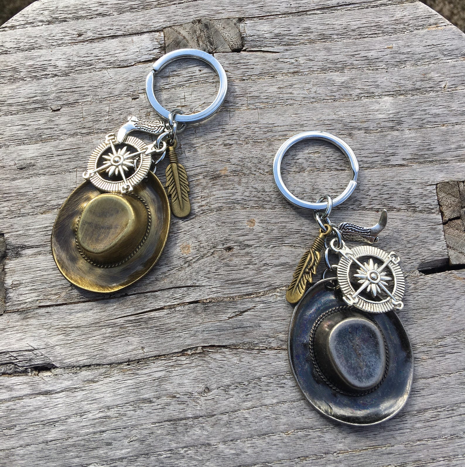 Cowboy Key Rings WANDERLUST Key Chain | Cowboy Key Chain | Ranch | Western Key Chain ...