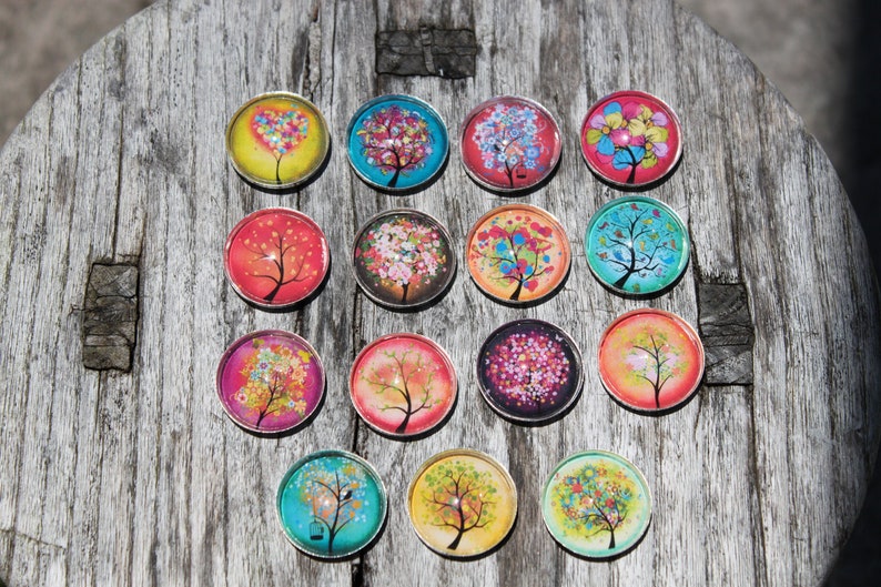 Tree of Life Magnets Teacher Gift Housewarming Gift Party Favor Stocking Stuffer Office Gift image 1