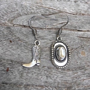 COWGIRL Earrings | Western Earrings | Country Wedding | Western Wedding | Western Jewelry | Cowgirl Jewelry | Rodeo | Barrel Racer