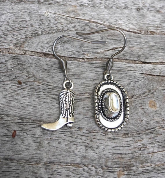 COWGIRL Earrings | Western Earrings | Country Wedding | Western Wedding | Western Jewelry | Cowgirl Jewelry | Rodeo | Barrel Racer