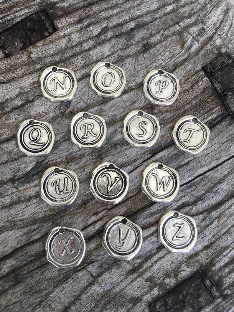 Add on Initial Charm | Personalized Letter Charm | Purse Clip Add on ...