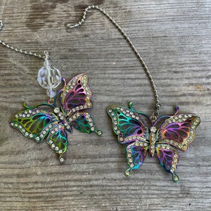 Colorful Butterfly Fan Light Pull | Butterfly Room | Fan Pull | Light Pull | Memorial Gift | Butterfly