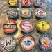 RETRO GASOLINE Signs Magnet Set | Old Gas Station Gasoline and Oil Logos | Auto Shop | Mechanic | Antique Car | Antique Gas Signs 