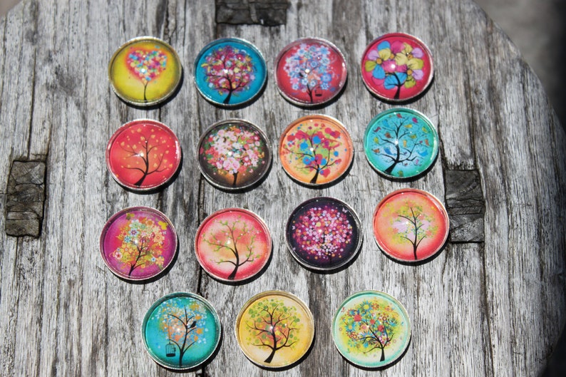 Tree of Life Magnets Teacher Gift Housewarming Gift Party Favor Stocking Stuffer Office Gift image 2