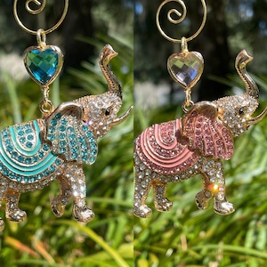 The TRUMPETER | ELEPHANT Christmas Ornament | Elephant | Indian Elephant | African Elephant | Ornate Elephant | Asian Elephant | Maharaja