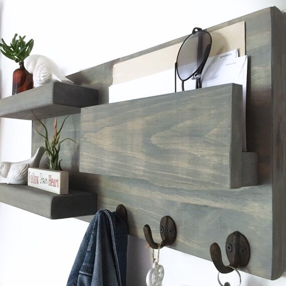 Mail And Key Holder Wall Entryway Organizer Wood - Mail And Key Holder For Wall Mail And Key Holder Wall Entryway Organizer Wood - Mail And Key Holder For Wall