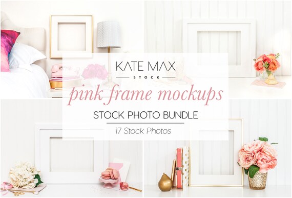 Pink Frame Mockups Stock Photo Bundle Styled Stock Pink Frame Mockups Stock Photo Bundle Styled Stock