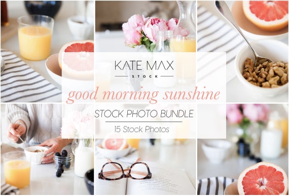 Good Morning Sunshine Styled Stock Photo Bundle Lifestyle