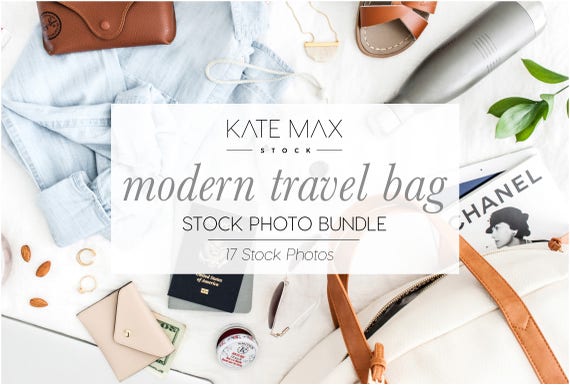 Modern Travel Stock Photo Bundle Styled Stock Photos