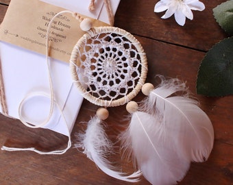 Mefeny Ciondolo Acchiappasogni Azzurro Fatto Un Mano Bella Decorazione Acchiappasogni Decorazione da Appendere Un Parete Decor Regalo per Matrimonio nel Camera