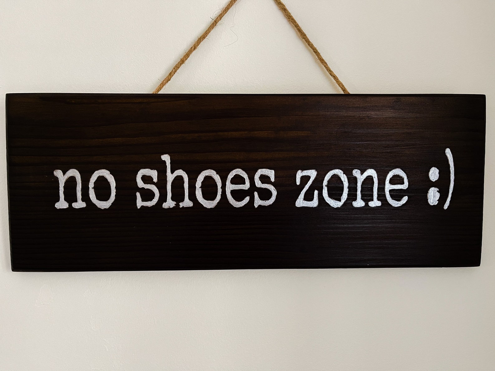 No Shoes Zone. Custom Wording Please Remove Your Shoes Sign. Etsy