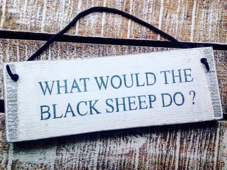 The Black Sheep Family Gift Funny Giftgift For Brother Etsy