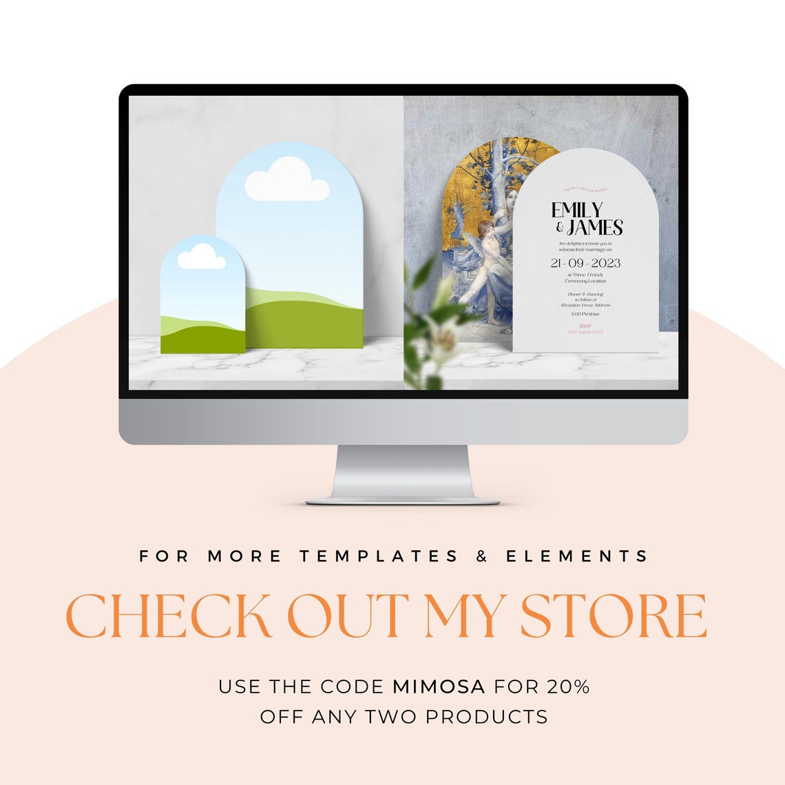 CANVA SEATING CHART Mockup. Stationery Mockup Template. Etsy