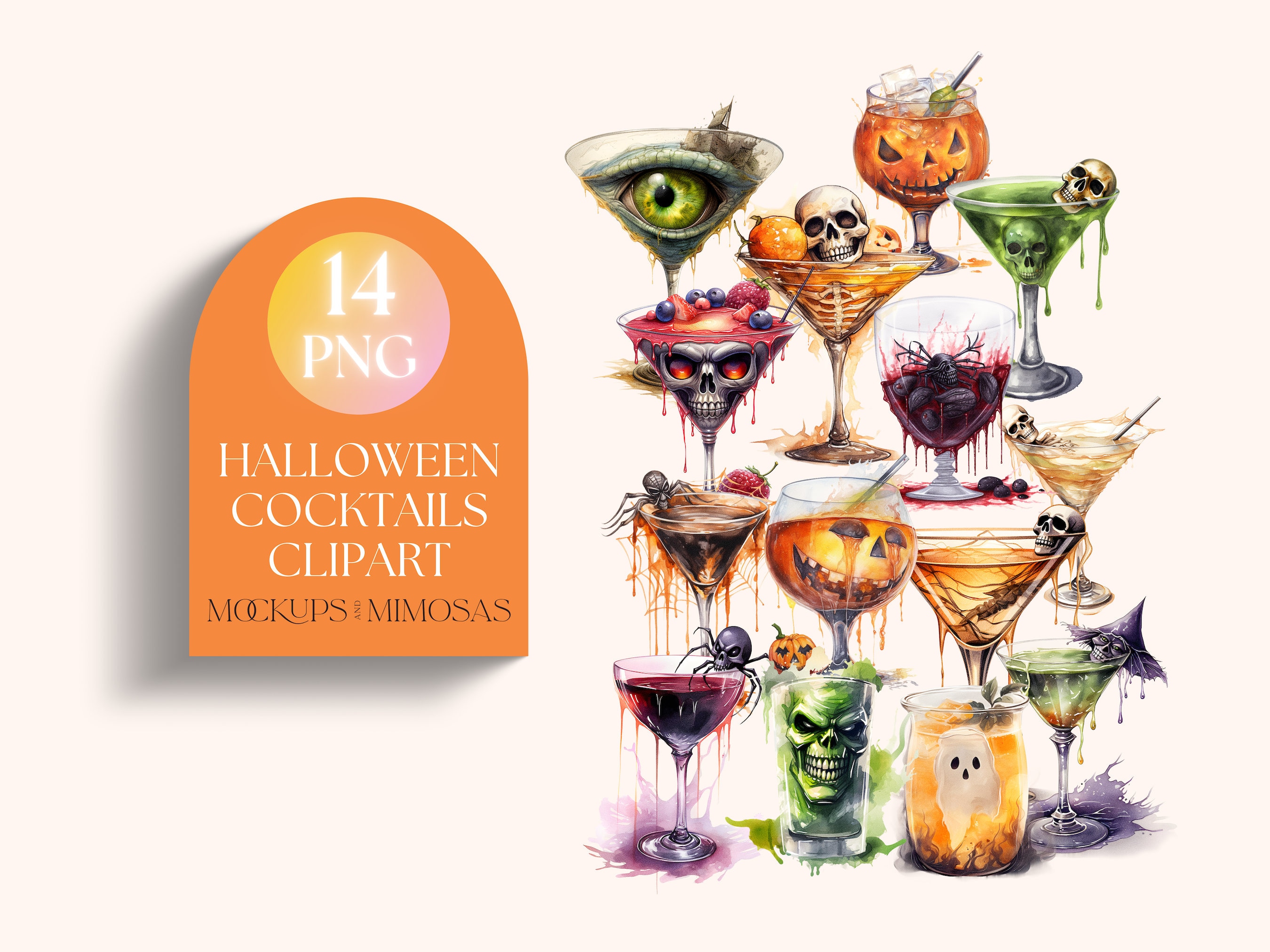 あむ様 シーグラスアート『 待ち Halloween Cocktail 』 - その他