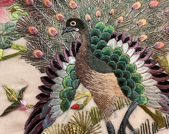 Vintage Chinese Embroidery Panel
