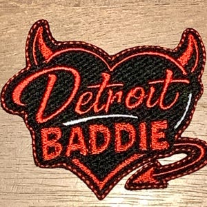 Detroit Baddie Heart Patch
