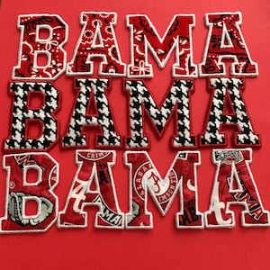 BAMA Varsity Block Letters-Alabama-2” Height