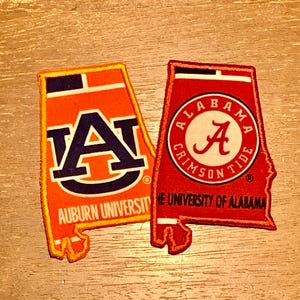 Alabama Patch-State Shaped-Appliqué-3.875 inch