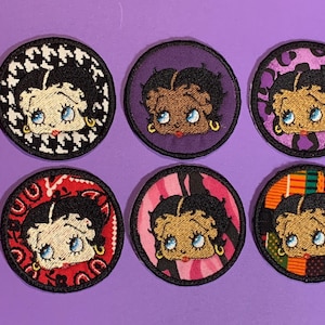 Betty Boop Embroidered Appliqué-Iron On