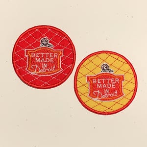 Better Made In Detroit Patch-Round-3 Inch