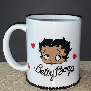Betty Boop Coffee Mug-12 oz-Rhinestones