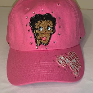 Betty Boop Cap-Pretty Girl -Rhinestones