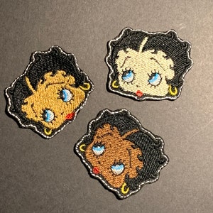 Betty Boop Patch-Face-2”Wide