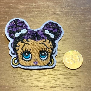 Betty Boop Afro Puffs Patch-Iron on