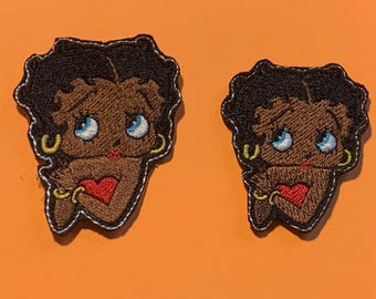 Betty Boop Patch-Bigger-2 and 7/8 Inch