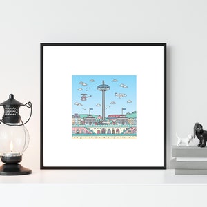 Brighton i360 artwork in mount