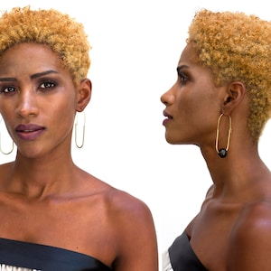 Lightweight oval hoops for everyday, Mothers gift