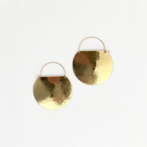 African earrings, Brass earrings, tribal hoop, Statement African earrings, Boho earrings, Hippie earrings, tribal earrings, Dangle earrings